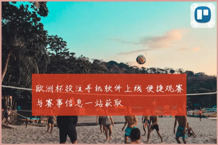 欧洲杯投注手机软件上线 便捷观赛与赛事信息一站获取