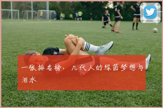 一张排名榜,几代人的绿茵梦想与泪水
