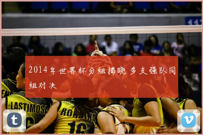 2014年世界杯分组揭晓 多支强队同组对决