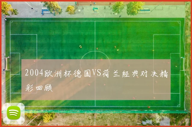 2004欧洲杯德国VS荷兰经典对决精彩回顾