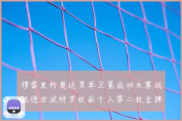穆雷里约奥运男单卫冕成功决赛战胜德尔波特罗收获个人第二枚金牌